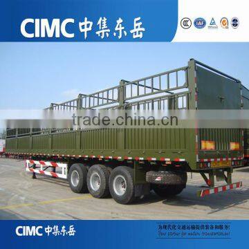 Side Fence Curtain Semi Trailer and Animal Transportation Trailer for sale