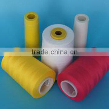 12/3 spun polyester yarn in plastic cone