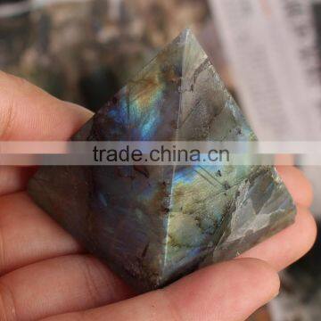 Natural rock stone labradorite stone egypt crystal singing pyramid