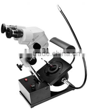 LED illumination Binocular Jewelry microscope for student and gemology