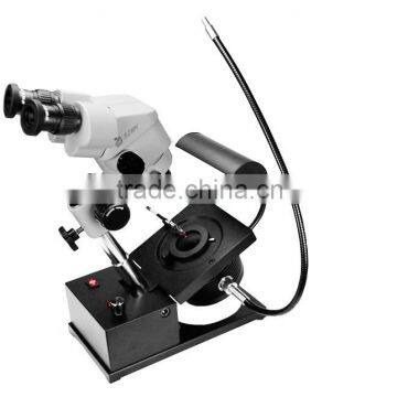 40 Degree Inclined Jewelry Microscope with Power of 110V and 240V