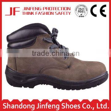 high ankle leather pu sole men's safety work shoes steel toe cap oil and acid resistant liberty industrial safety shoes price