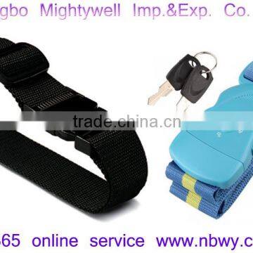 Colourful Travel Luggage Strap with lock