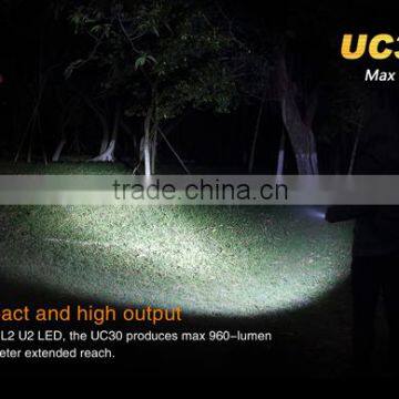 Fenix UC30 Flashlight XM-L2 U2 Tatical Flashlight With Low-power Warning Function With One 18650 Battery Need photo-5