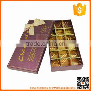 Food Grade Chocolate Gift Box With Compartments