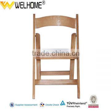 high quality wooden folding chair for wedding