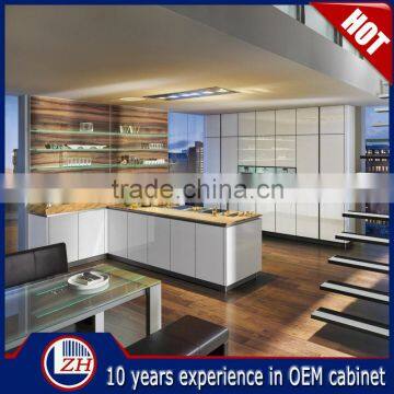 Modern kitchen furniture high gloss kitchen cabinet in China