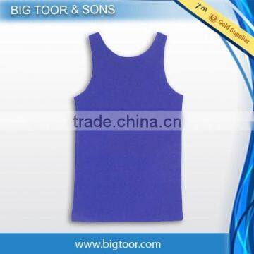 Premium quality Custom Men 's Clothing Tanktops / Cotton Singlet For Men Plain Tanktops