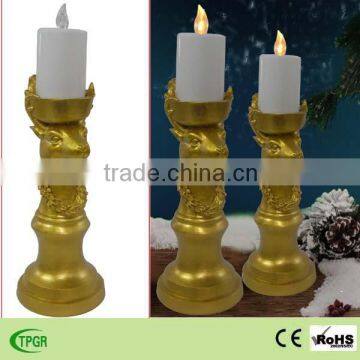 Christmas deer decoration led candle solar light