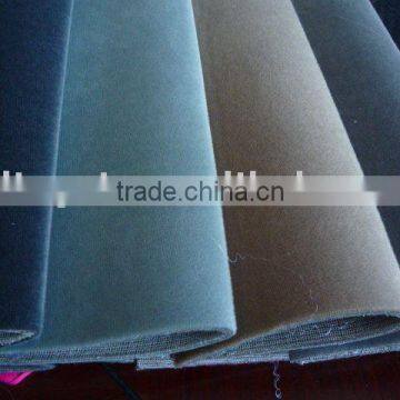 colorful velour bonded fabric