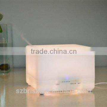 home Aroma Diffuser Ultrasonic Humidifier LED Color Changing Lamp Light Ionizer BK-EG-FD08