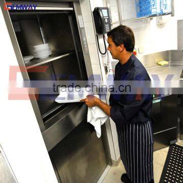 Electrical food dumb waiter lift elevator for coffee shop