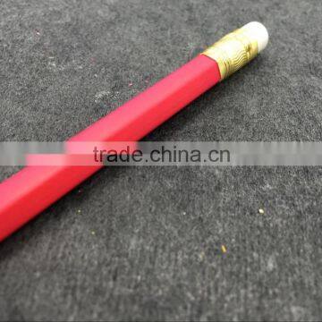 High Quality HB Hexagonal Rubber Tip 7 Inch Wooden Lapices Pencil photo-6