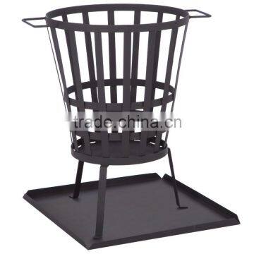 Fire Basket includes Ash Tray, Black