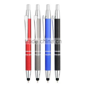 Top Quality metal ballpoint pen aluminum barrel logo printed metal pen