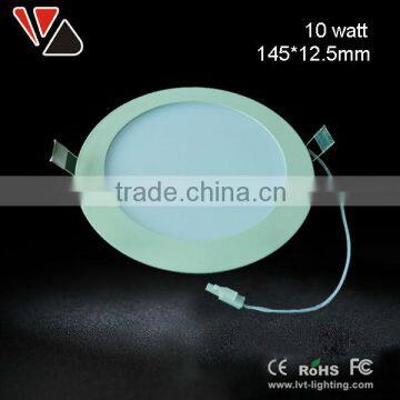 lamp led10W 145x12.5mm high quality downlights led China round panel led indoor lighting supplier