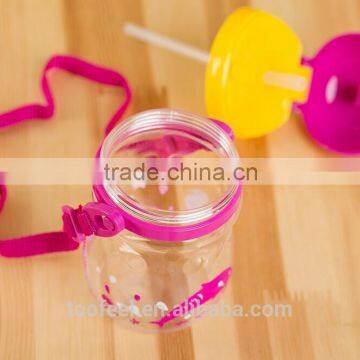2016 Wholesale Sports Plastic Water Bottle With Straw/Unique Drink Bottle Bpa Free photo-3