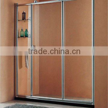 modern transparent toughened glass shower door