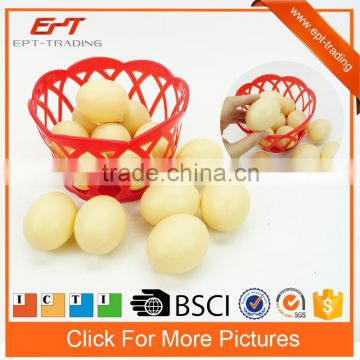 Pretend toy plastic realastic kitchen toys play food egg set