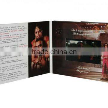 2016 Most Popular Souvenir 5"lcd Screen Greeting Card,digital Video Greeting Card ,hard Cover Video Book photo-6