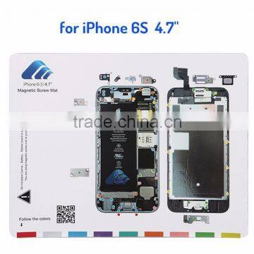 Screw Magnetic memory rubber baord mat 20 x 20cm For iPhone