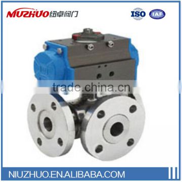 Simple innovative products Direct factory Pneumatic three ball valve