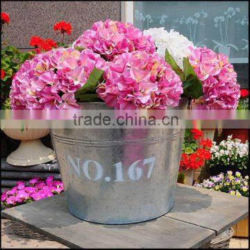 cheap iron sheet flower basket set