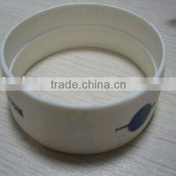 custom molded silicone wristband