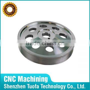 Precision aluminium pulley for motor parts with anodized