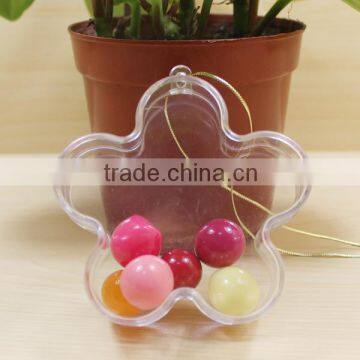 2016 wholesale food grade plastic christmas different shapes ball