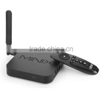 factory price MINIX NEO U1 Android TV Box Amlogic S905 Quad Core 2G/16G 802.11ac 2.4/5GHz WiFi H.265 HEVC 4K Ultra HD XBMC