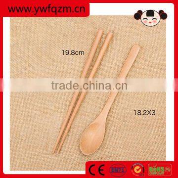 High quality wooden chopsticks set with rice spoon