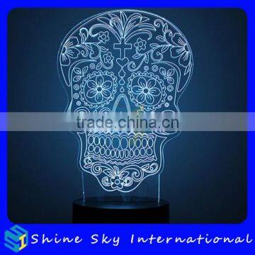 Double Faced Man 3D Night Light Creative Christmas Gift Led Night Light Vision 3D Night Light photo-5