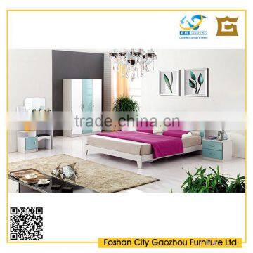 hotsale home goods modern high gloss uv panel bedroom furniture set