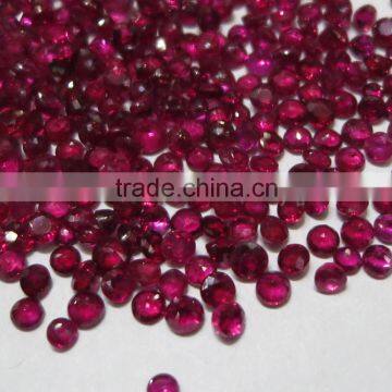 2.5-3mm Natural Loose Burmese Red Ruby Lot Cut fine Color