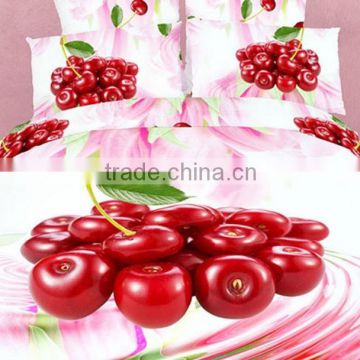 Unique 4pcs bedding set 100 cotton 3d printed ,embroidery bedsheet sets