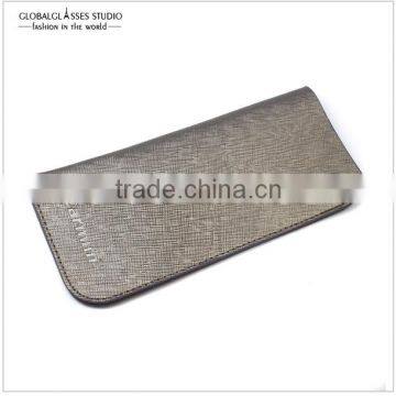 High Quality Delicate Pu Eyewear Pouch Imitate Leather Mobile Phone Bag Eyeglasses Pouch 001 photo-3