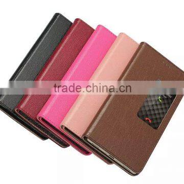 Smart Cover For Huawei Ascend P8 Open Window Flip Original Leather Case