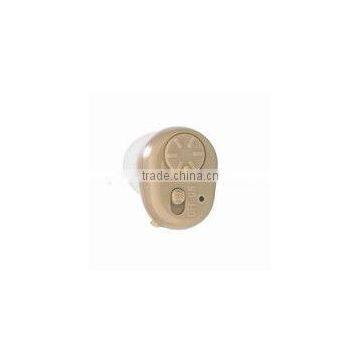 Mini sound amplifier hearing aid ITE type
