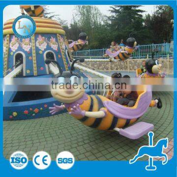 Theme Park Amusemetnt Kids Animated Games Rotary Bee Ride