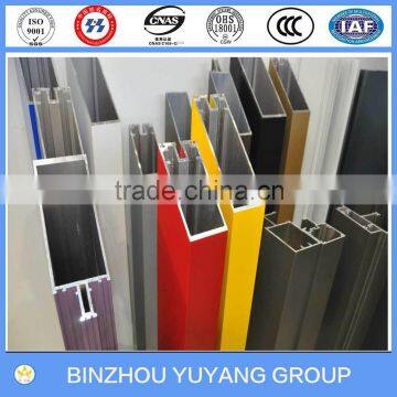 Aluminum section for composite curtain wall