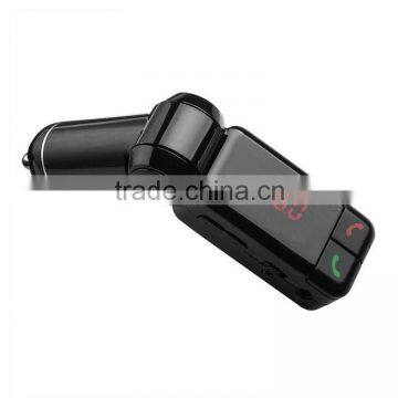 Factory Supply, 2015 Product Multi-Function Bluetooth Enabled Car Kit Fm Transmitter With LED Display Line-in and Dual USB Port photo-2