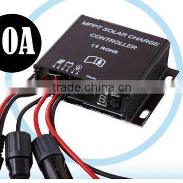 12v/24v MPPT solar charge controller with battery and light