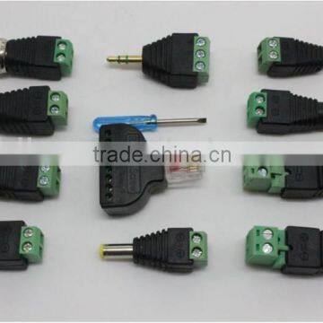 Coax Cat5 Cat6 BNC Male CCTV Connector,BNC Male Jack Video Balun Connectors BNC Male Plug photo-6