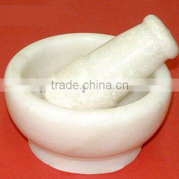 Stone mortar and pestle