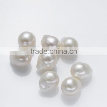 13-14mm AAA fresh water nucleated fireball shape baroque loose pearl