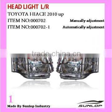 toyota hiace commuter spare parts #000702,hiace head light HID head light hiace 2010-2013 head lamp