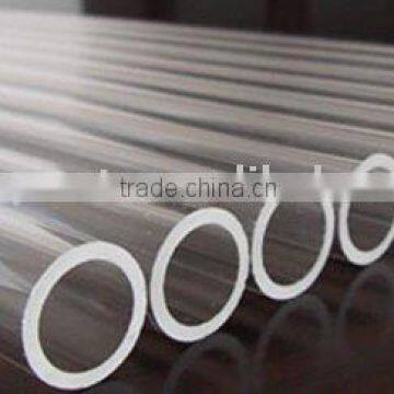 High purity transparent hot sale quartz tube