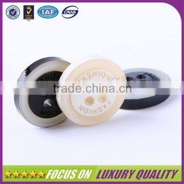Customizable polyester resin button for shirt