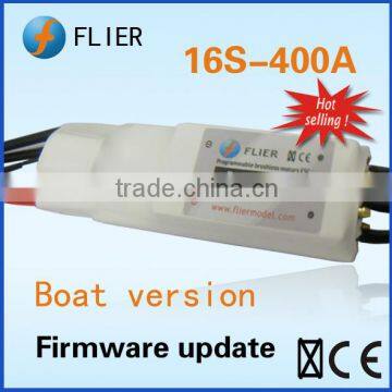 Flier 3-16s super HV Controller 400A ESC for marine +program box